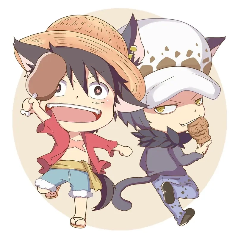 Đổi ngay hình nền điện thoại cực chất hình nền điện thoại one piece chibi