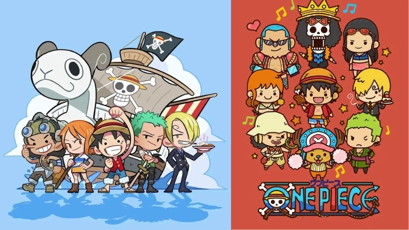 Ngắm nhìn ảnh one piece chibi cực chất không thể rời mắt