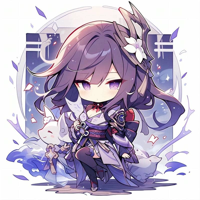 Xem ngay bộ ảnh chibi raiden đẹp nhất