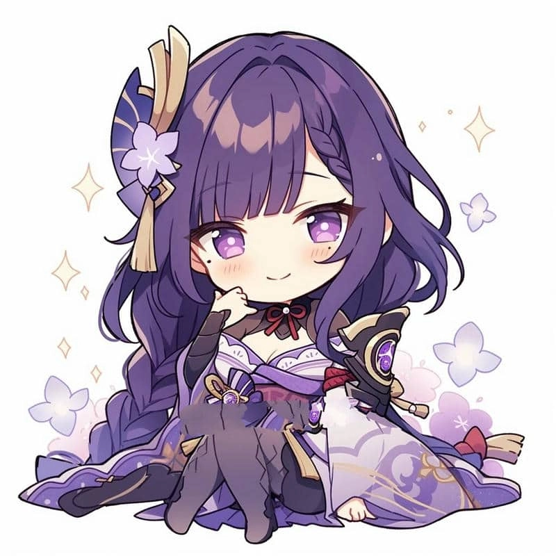 Fan Genshin đừng bỏ lỡ genshin chibi raiden