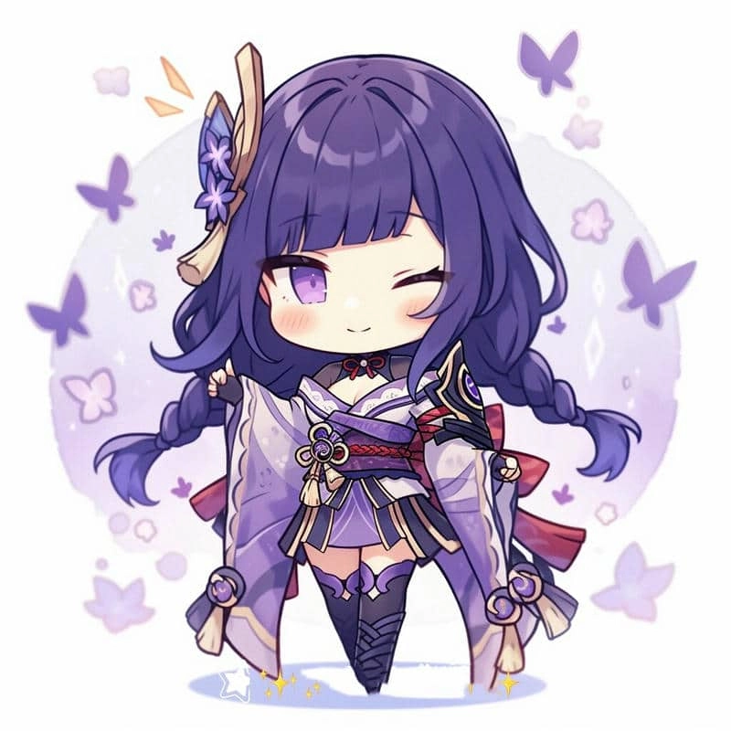 Tuyển tập cực chất raiden shogun genshin chibi