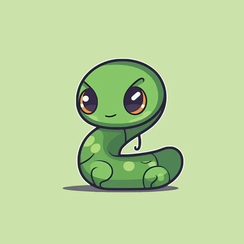 Khám phá ngay bộ sưu tập con rắn chibi