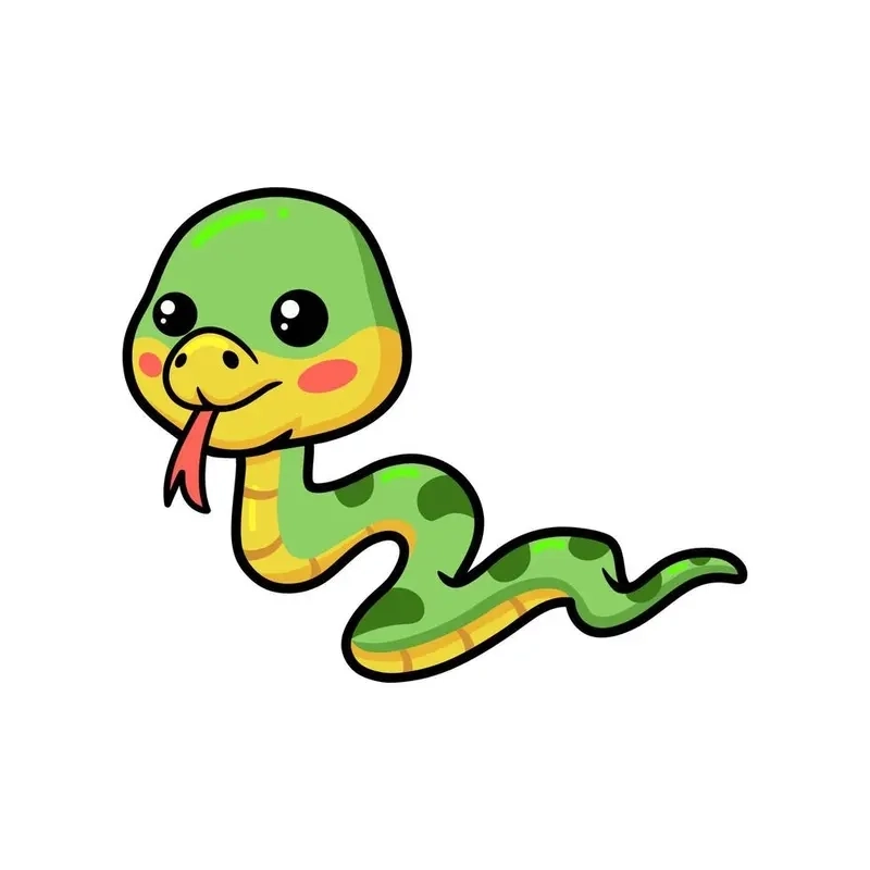 Đón tết vui cùng bộ rắn chibi tết