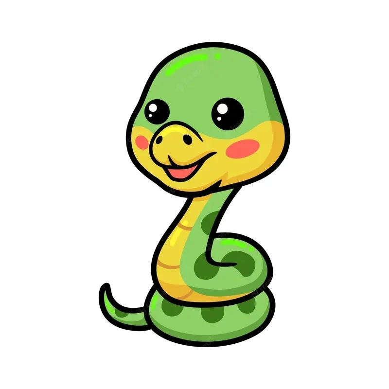 Đổi ngay hình nền con rắn chibi cực chất