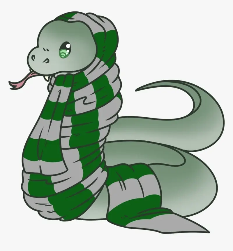 Gợi ý thiết kế logo rắn chibi cực chất