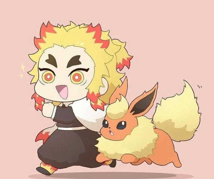 Tuyển chọn ảnh kawaii rengoku chibi cực xinh