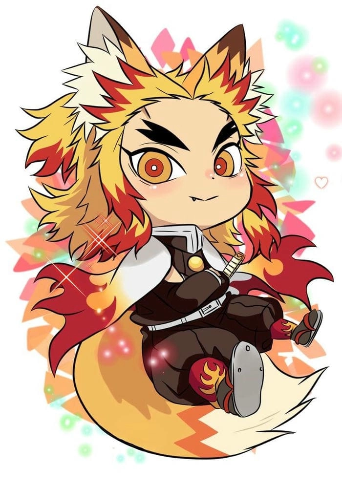Tải ngay png rengoku chibi cute chất lượng cao