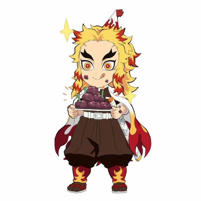 Tải ngay rengoku chibi sticker để trang trí