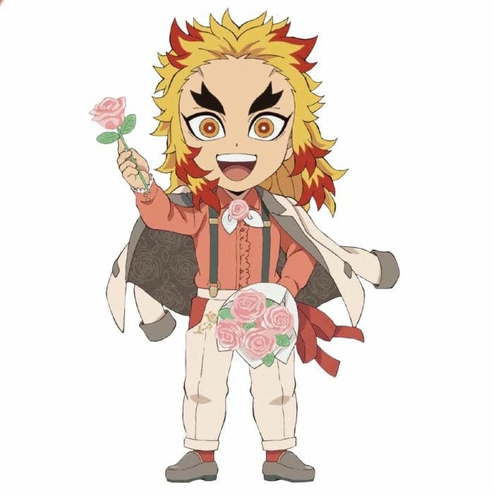 Đón giáng sinh cùng rengoku christmas chibi dễ thương