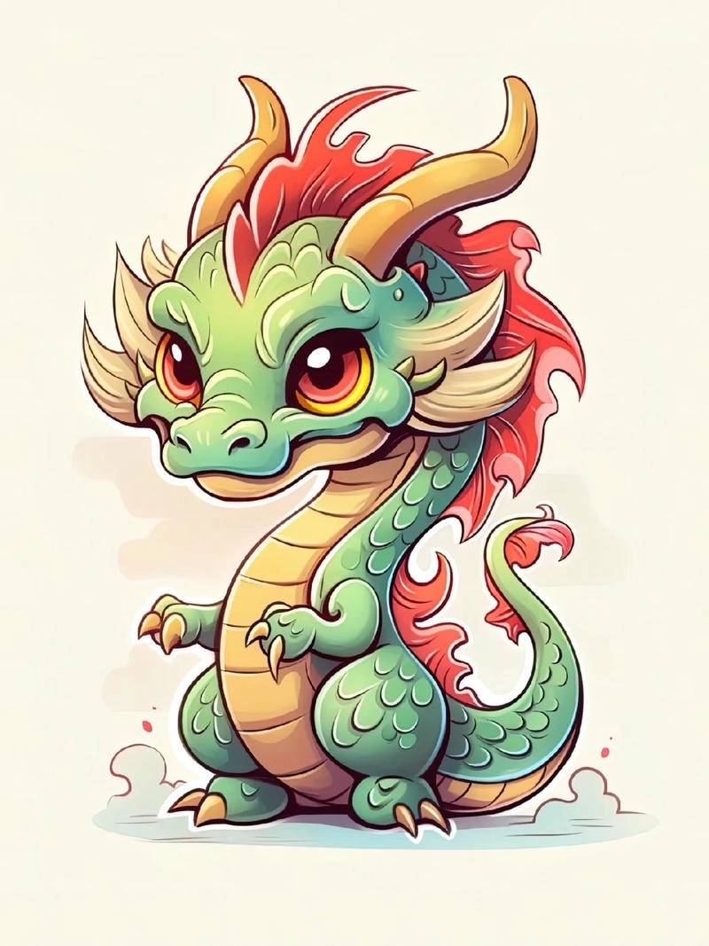 Cập nhật ngay ảnh rồng chibi cute mới nhất