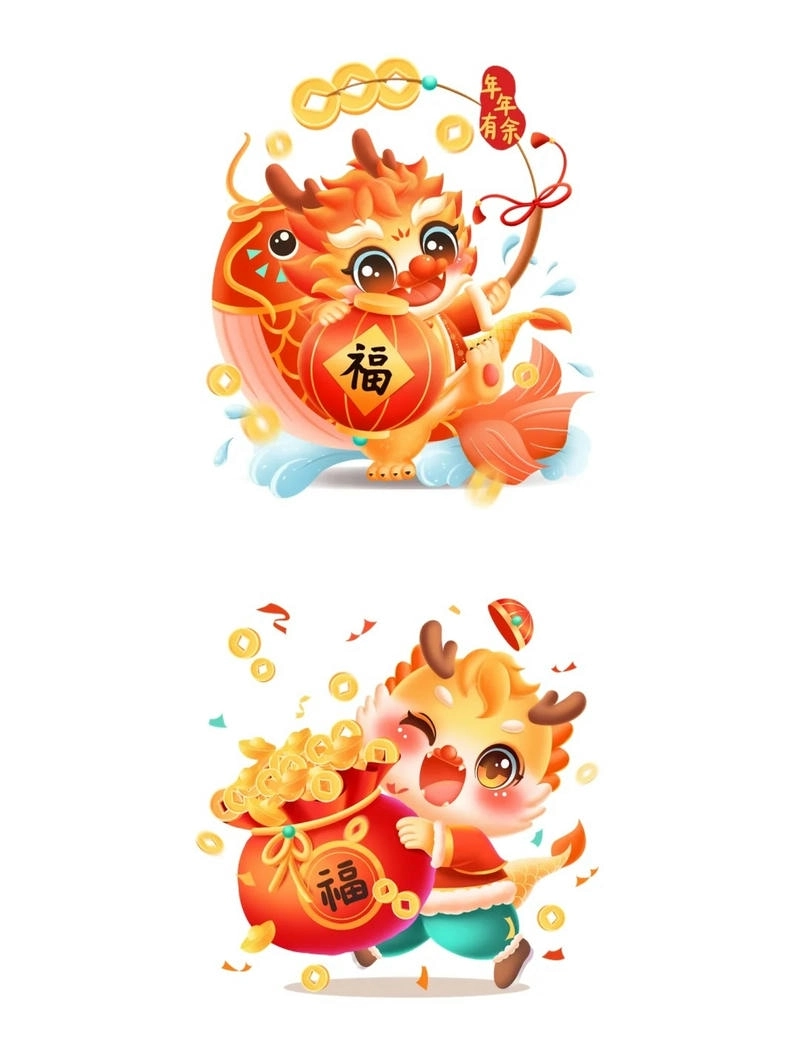 Tải ngay bộ ảnh con rồng chibi siêu đẹp
