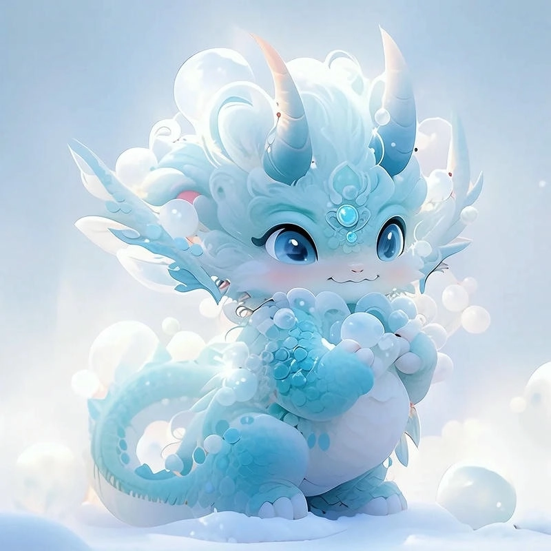 Tải ngay hình nền rồng chibi cute cho máy