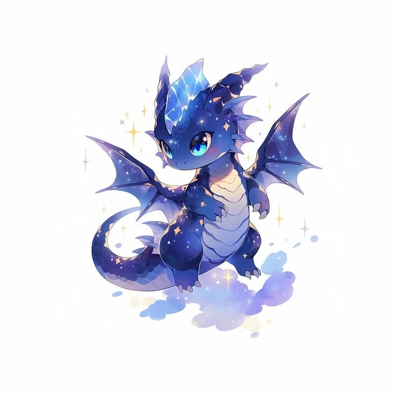 Thưởng thức bộ sưu tập rồng chibi dễ thương