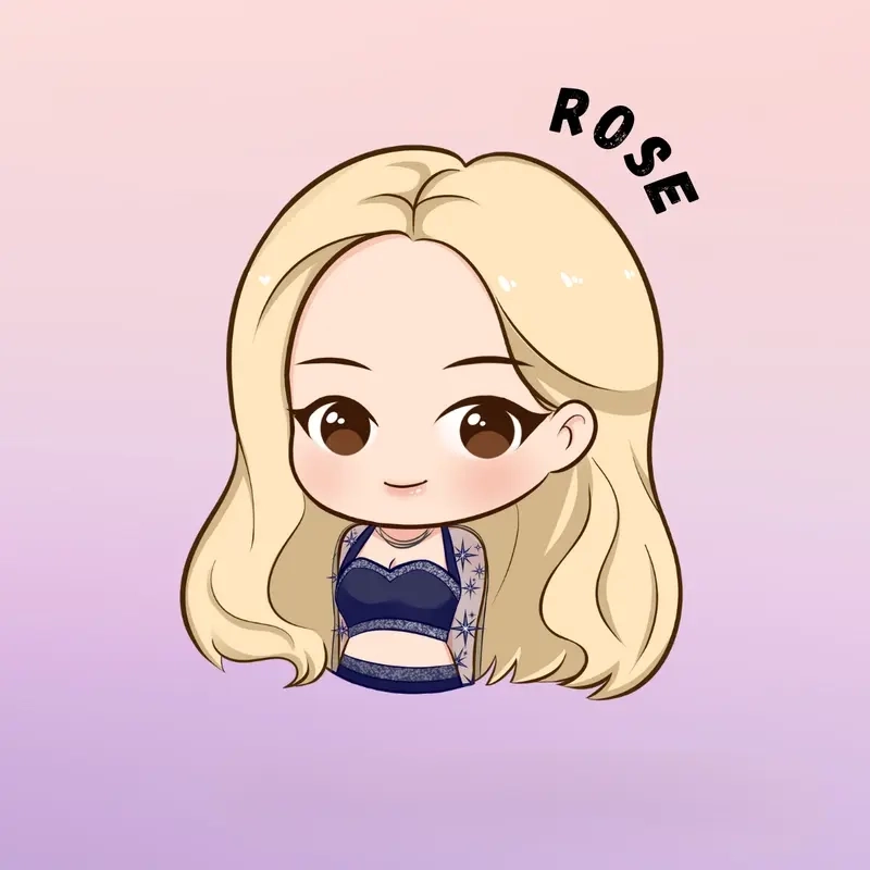 Tham khảo ngay bộ jennie chibi dễ vẽ cho người mới