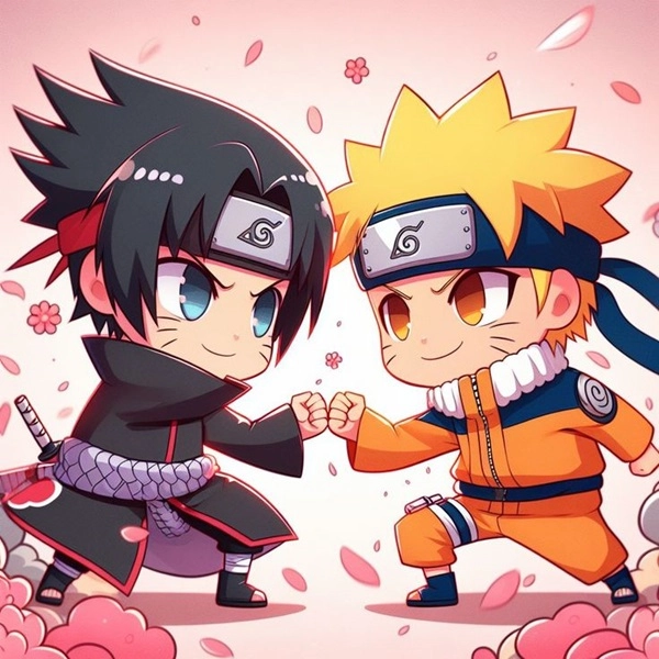 Cực ngầu và cute uchiha sasuke chibi