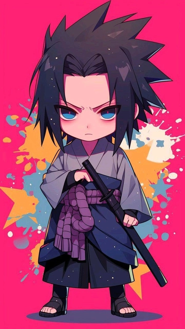 Hình anime cực chất sasuke chibi anime