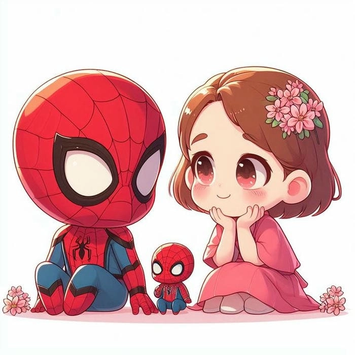Tuyển chọn ảnh cực đẹp chibi spiderman