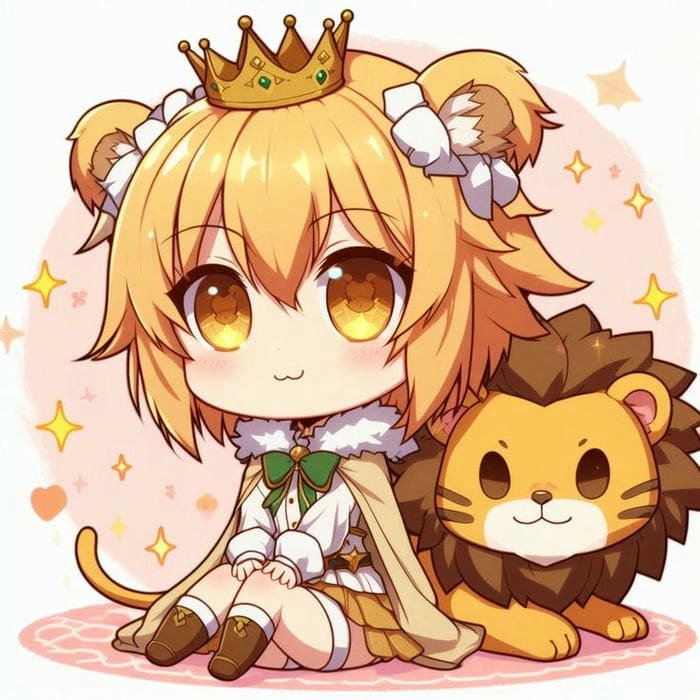 Hình ảnh đáng yêu của sư tử cute