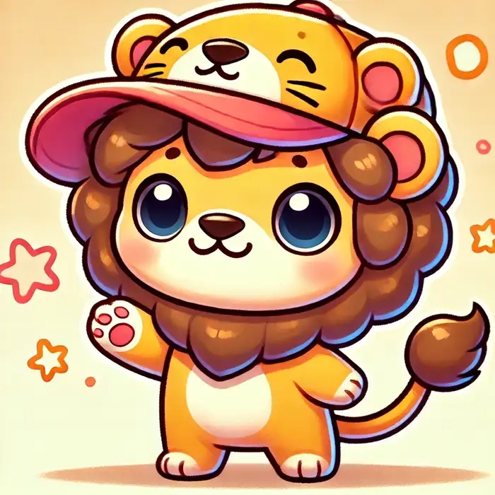 Học cách tạo hình siêu dễ vẽ sư tử chibi