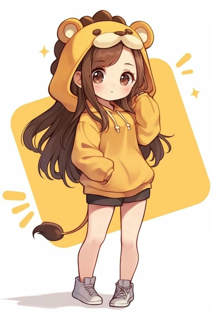 Khám phá ngay bộ ảnh cung sư tử chibi