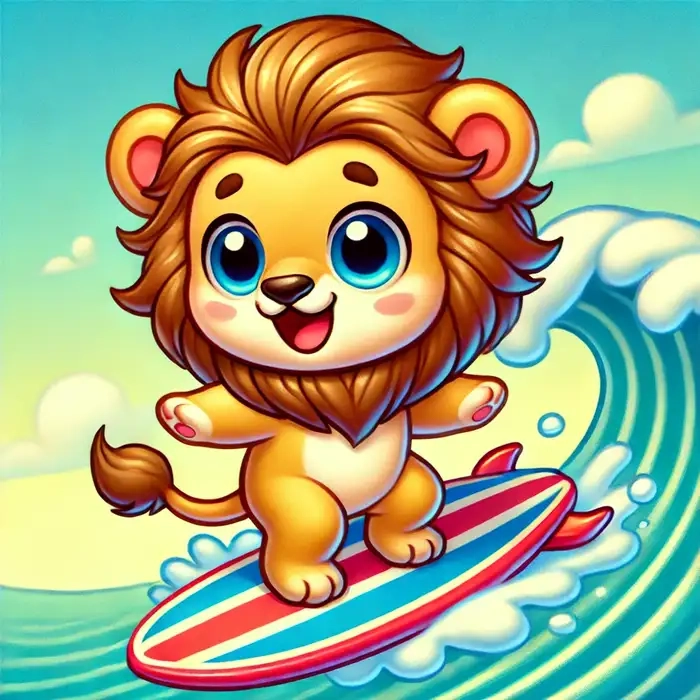 Chiêm ngưỡng ngay bộ hình cung sư tử chibi