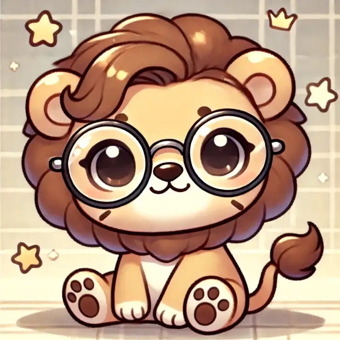 Cùng ngắm bộ ảnh chibi vẽ sư tử cute