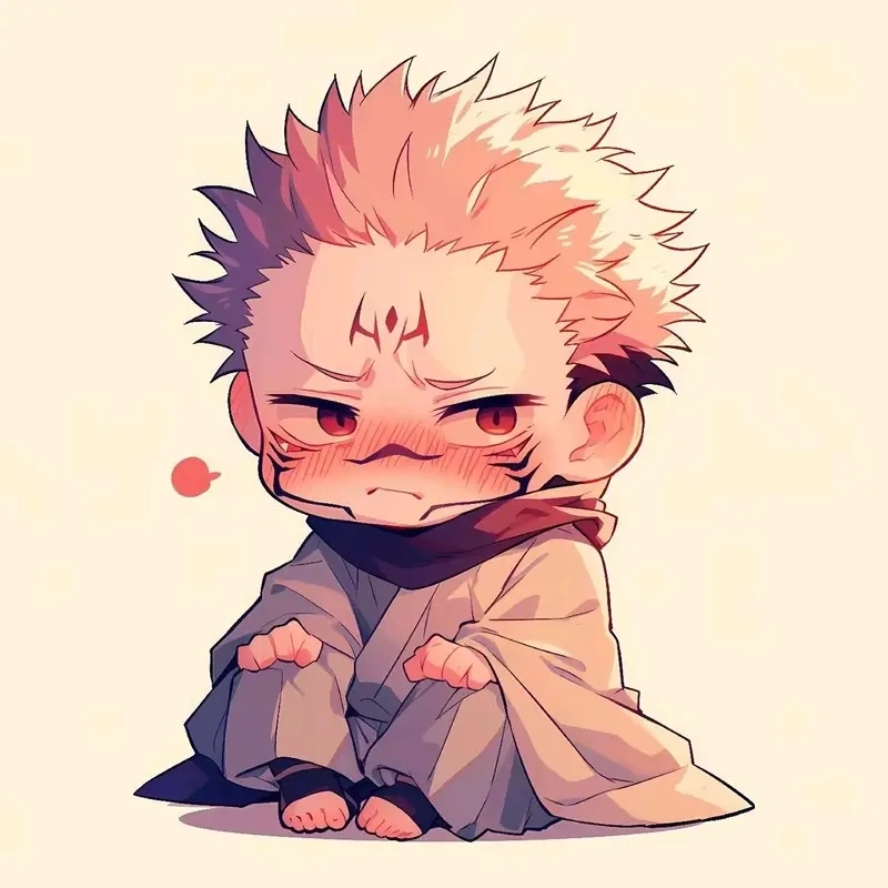 Hướng dẫn how to draw sukuna chibi chi tiết