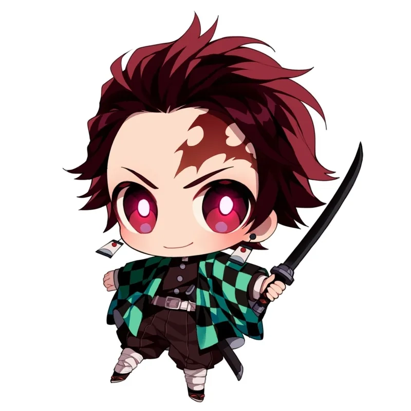 Học nhanh cùng cách vẽ tanjiro chibi đơn giản