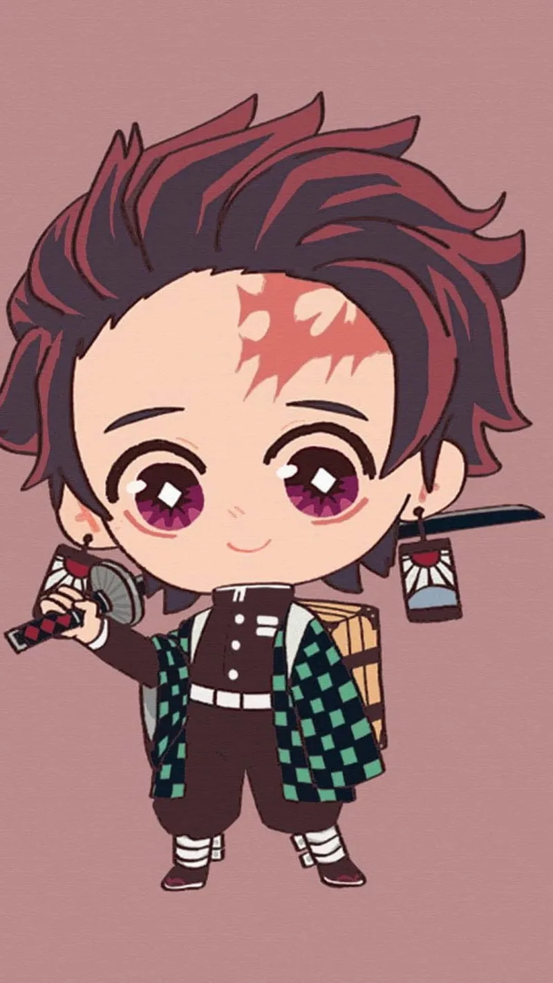 Đổi ảnh đại diện cùng avatar tanjiro chibi