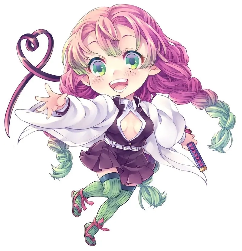 Cập nhật hình nền thanh gươm diệt quỷ chibi