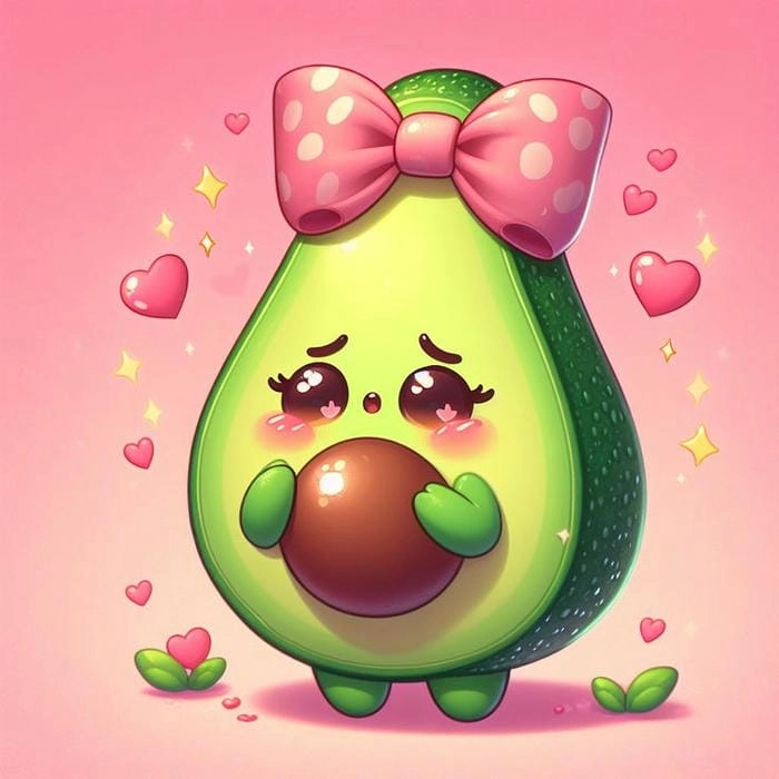 Khám phá bộ sưu tập trái bơ chibi