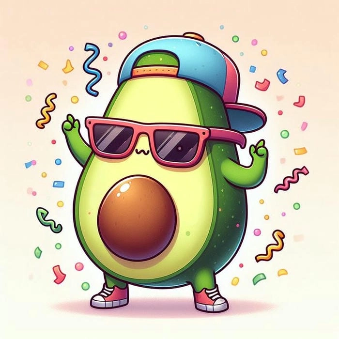 Hình dễ thương của bơ cute chibi