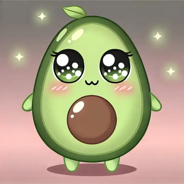 Bộ sưu tập ngọt ngào trái cây chibi