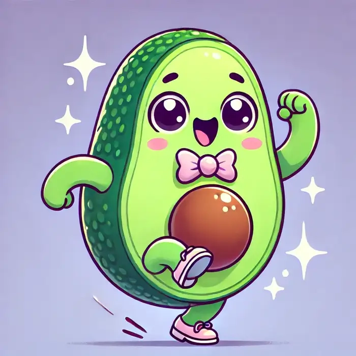 Gợi ý thú vị về vẽ quả bơ chibi