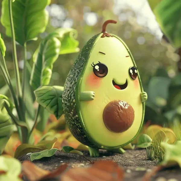 Tham khảo ngay ảnh trái bơ cute