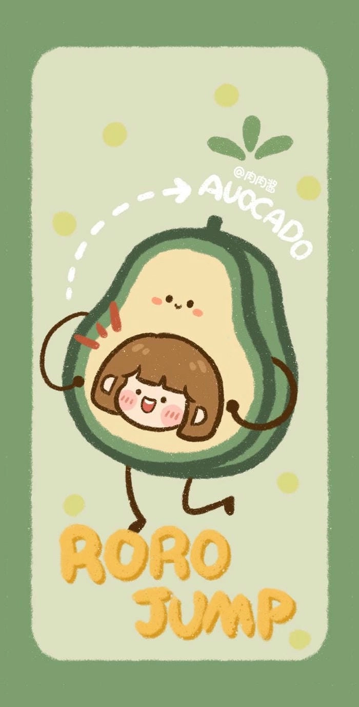 Hướng dẫn chi tiết cách vẽ quả bơ chibi