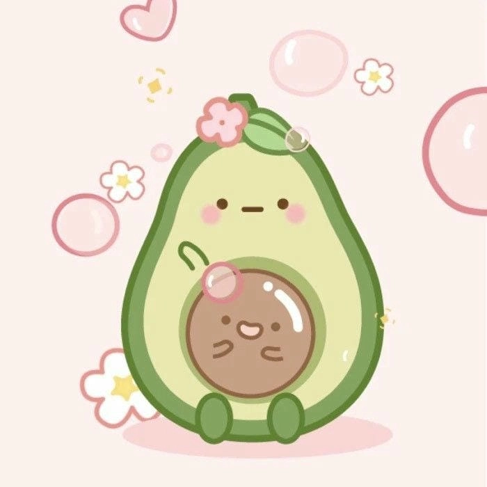 Khám phá ý tưởng vẽ quả bơ chibi cute