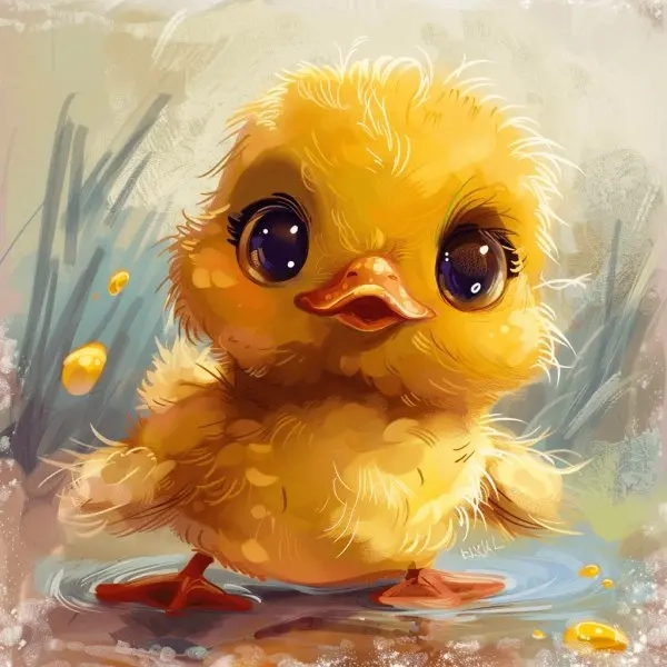 Chọn ngay ảnh đại diện avatar vịt cute chibi