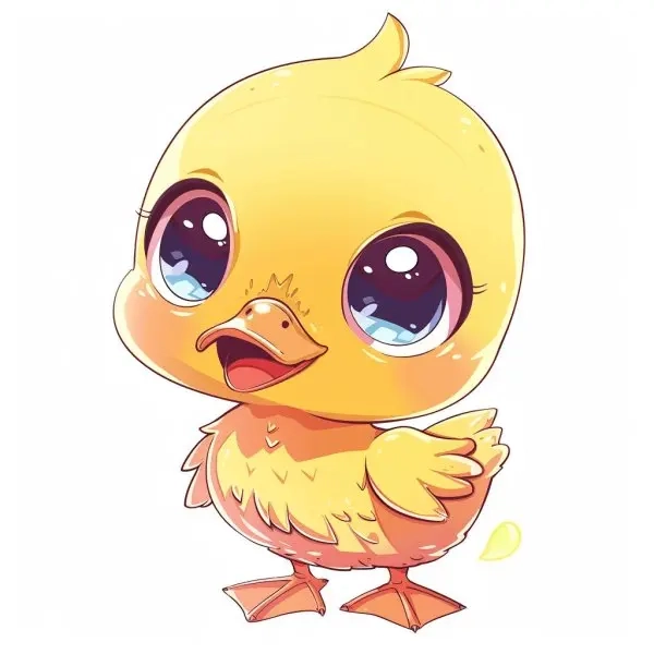 Bộ sưu tập hình ảnh đẹp vịt chibi cute