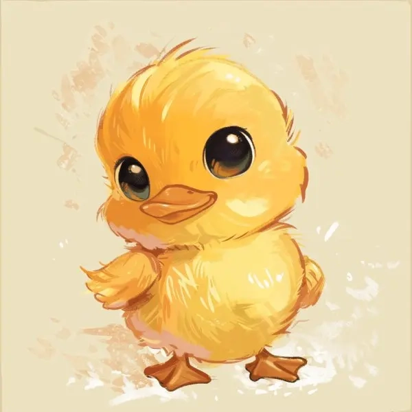 Đắm chìm trong thế giới con vịt chibi cute