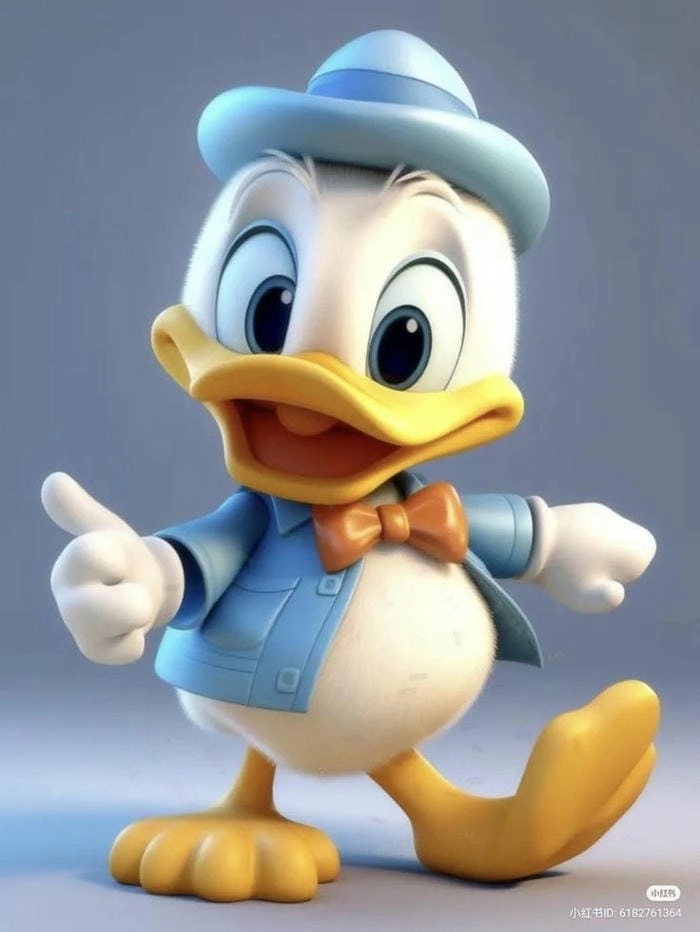 Bộ ảnh dễ thương đáng yêu chibi con vịt