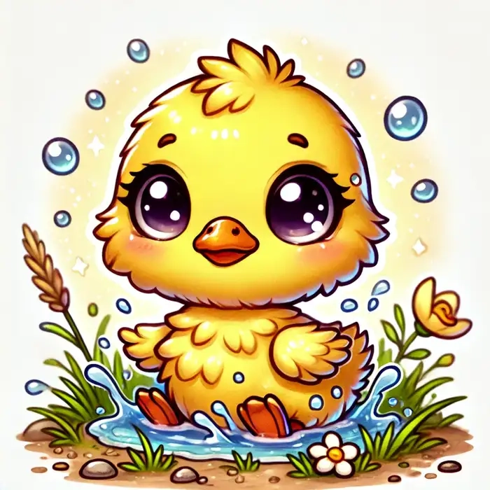 Khám phá nghệ thuật vẽ mr vịt chibi