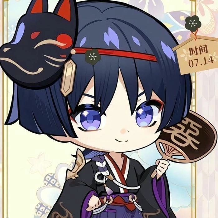 Bộ hình nền không nền wanderer chibi transparent