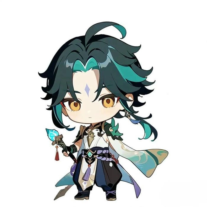 Góc dễ thương không thể bỏ lỡ xiao chibi cute
