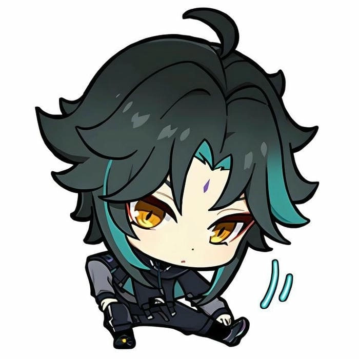 Ảnh chính thức đẹp mê ly xiao chibi genshin impact official