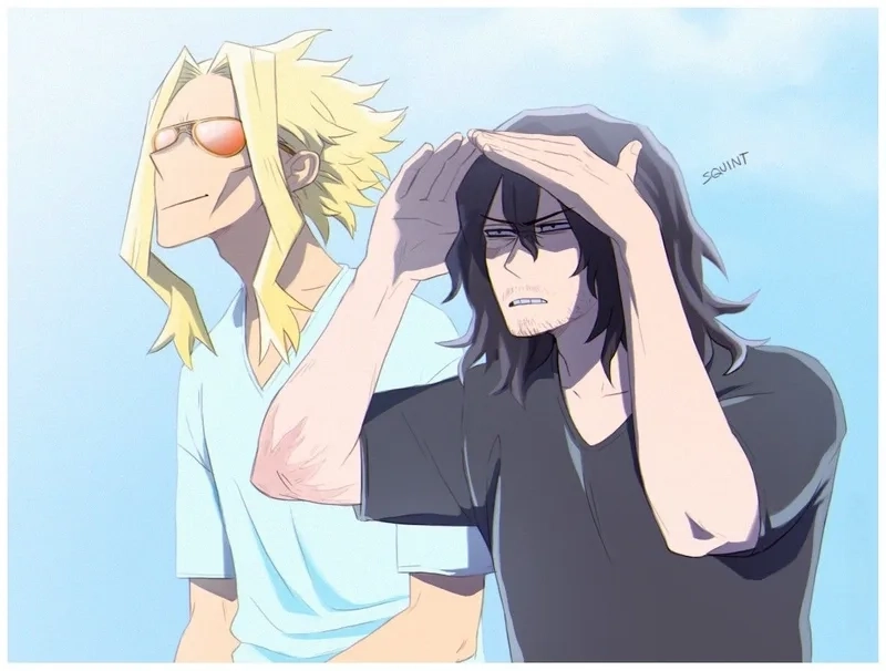 Aizawa x All Might hai giáo viên đối lập