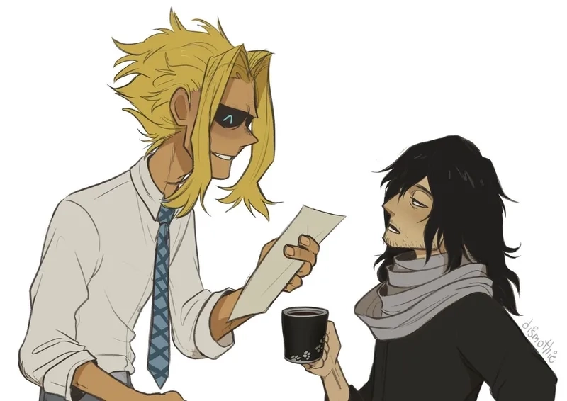 All Might x Aizawa mối quan hệ thú vị