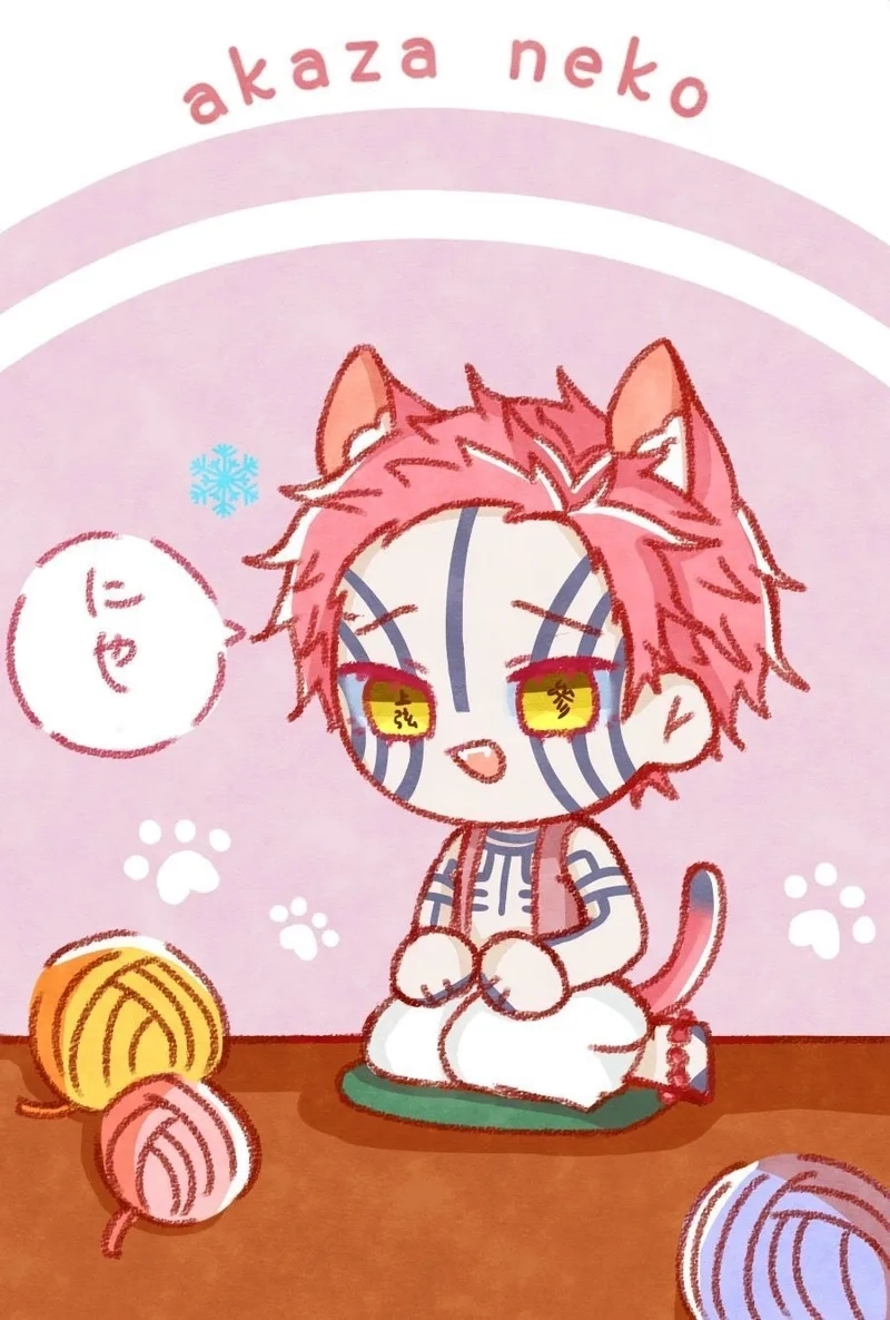 Vũ trụ đáng yêu với Akaza chibi cute