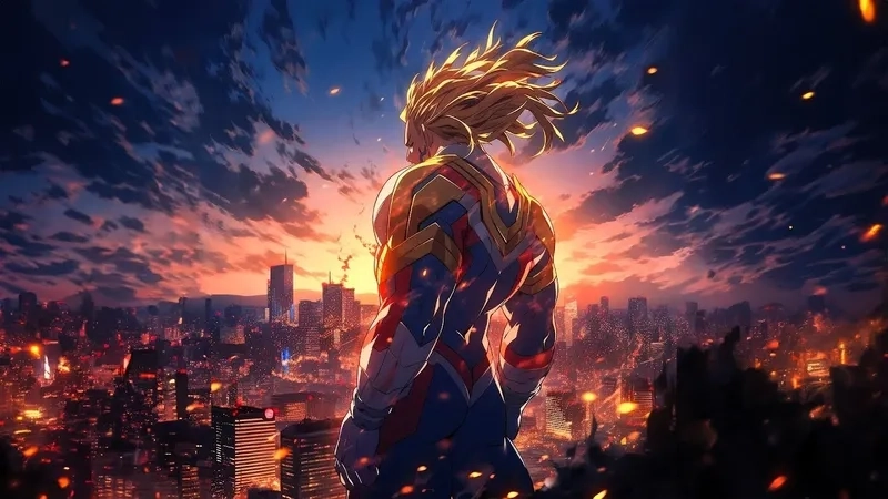 All Might oficial art hình ảnh chính thức