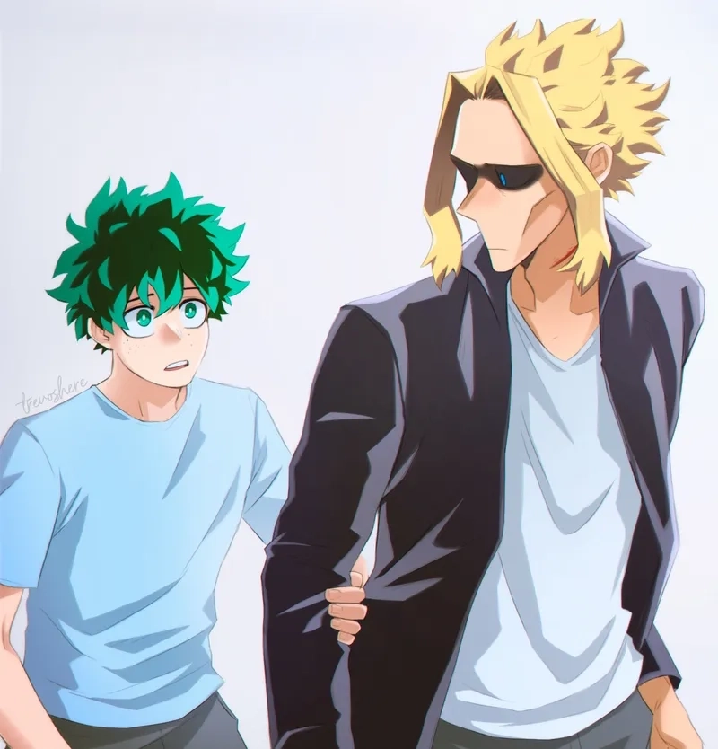 All Might x Deku mối quan hệ thầy trò cảm động